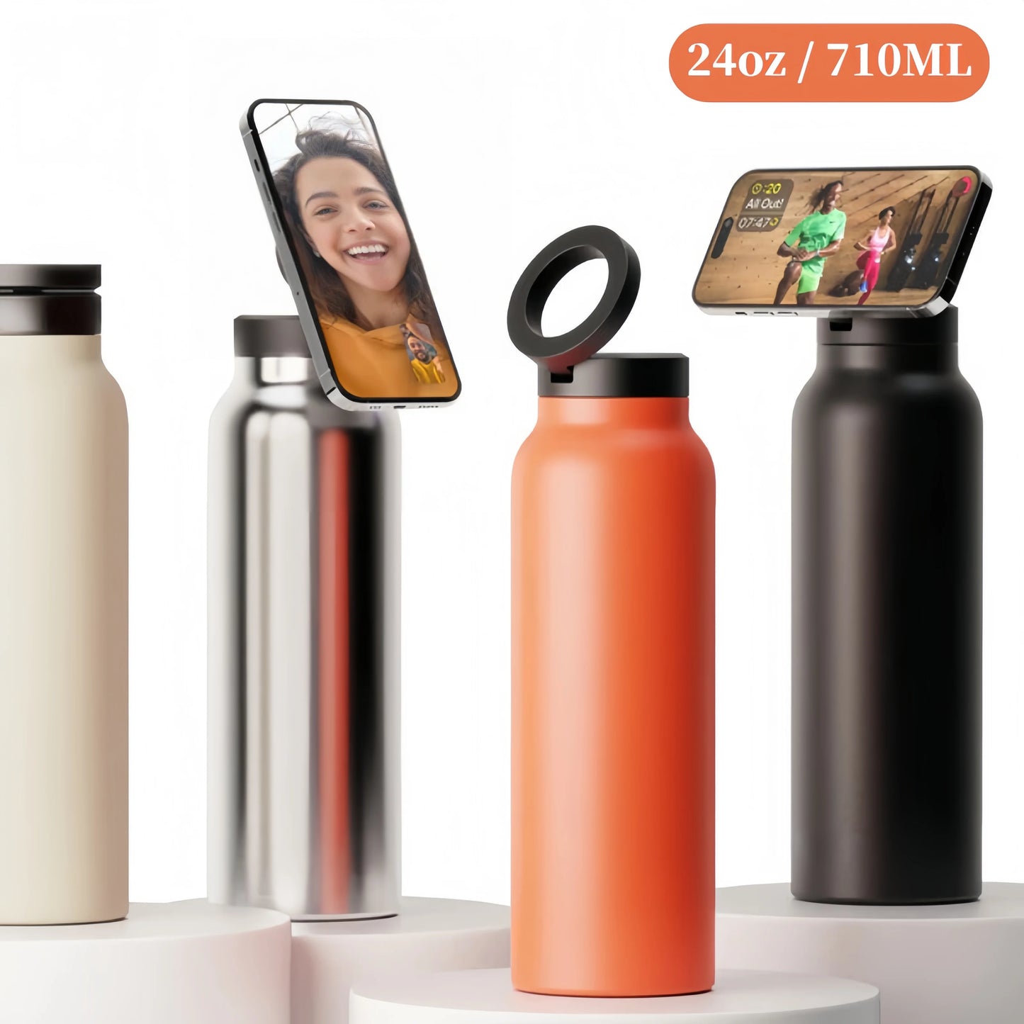 Magnetic Phone Holder Bottle