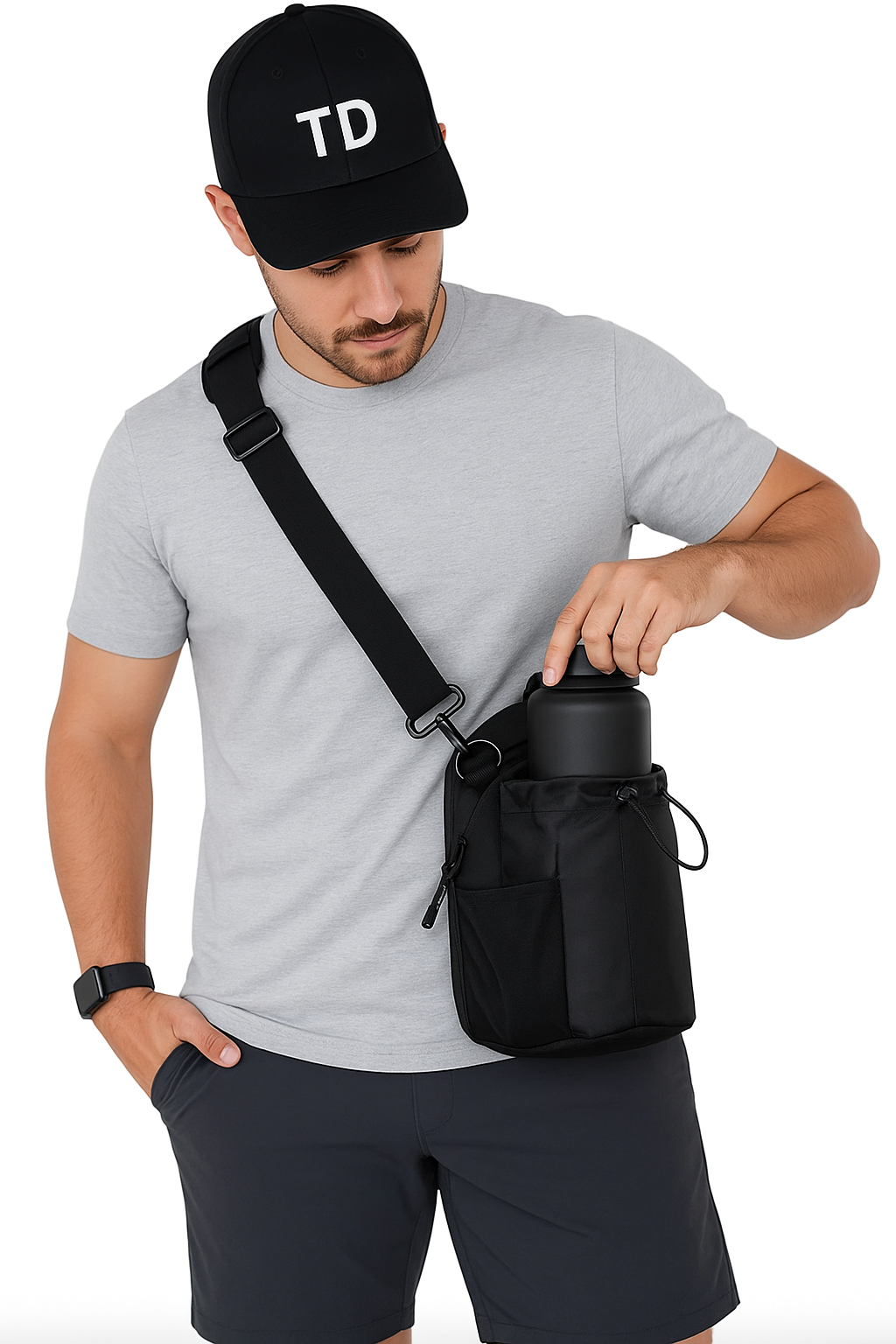 TD Magnetic Gym Bag, Strap Included
