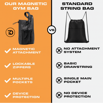 TD Magnetic Gym Bag, Strap Included